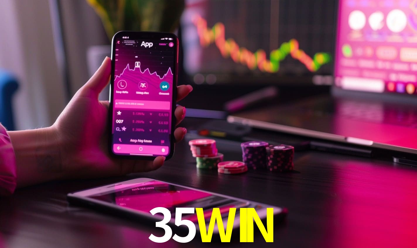 Recursos Exclusivos do App 35WIN - Modo Offline, Login Biométrico